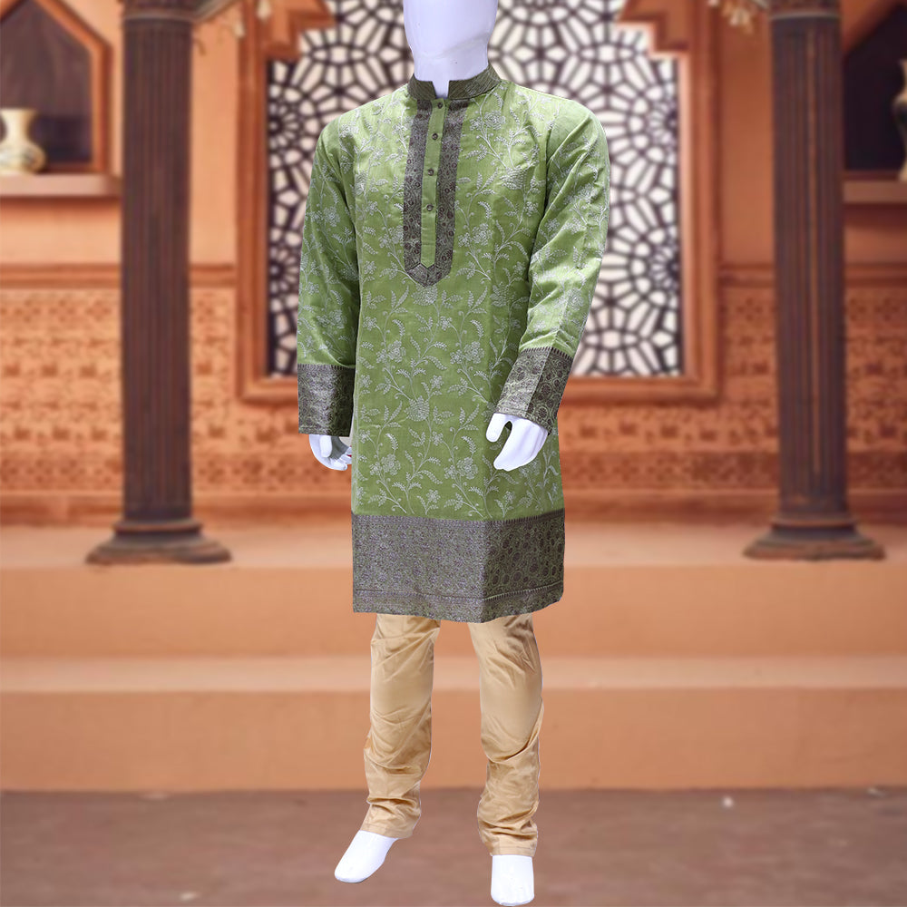 Linen Kurta with pyjama