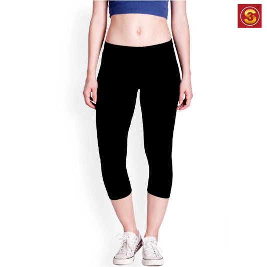 Black Capri Leggings(S3L00026)