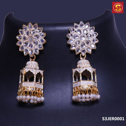 Temple Delights Jhumka Earrings (S3JER0001)