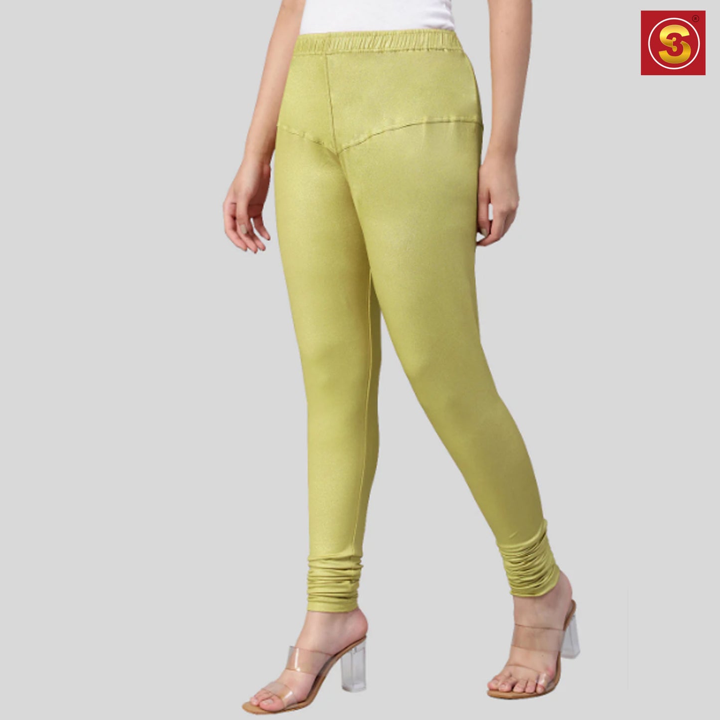 Lyra Shimmer Premium Churidar Leggings(S3L00064)