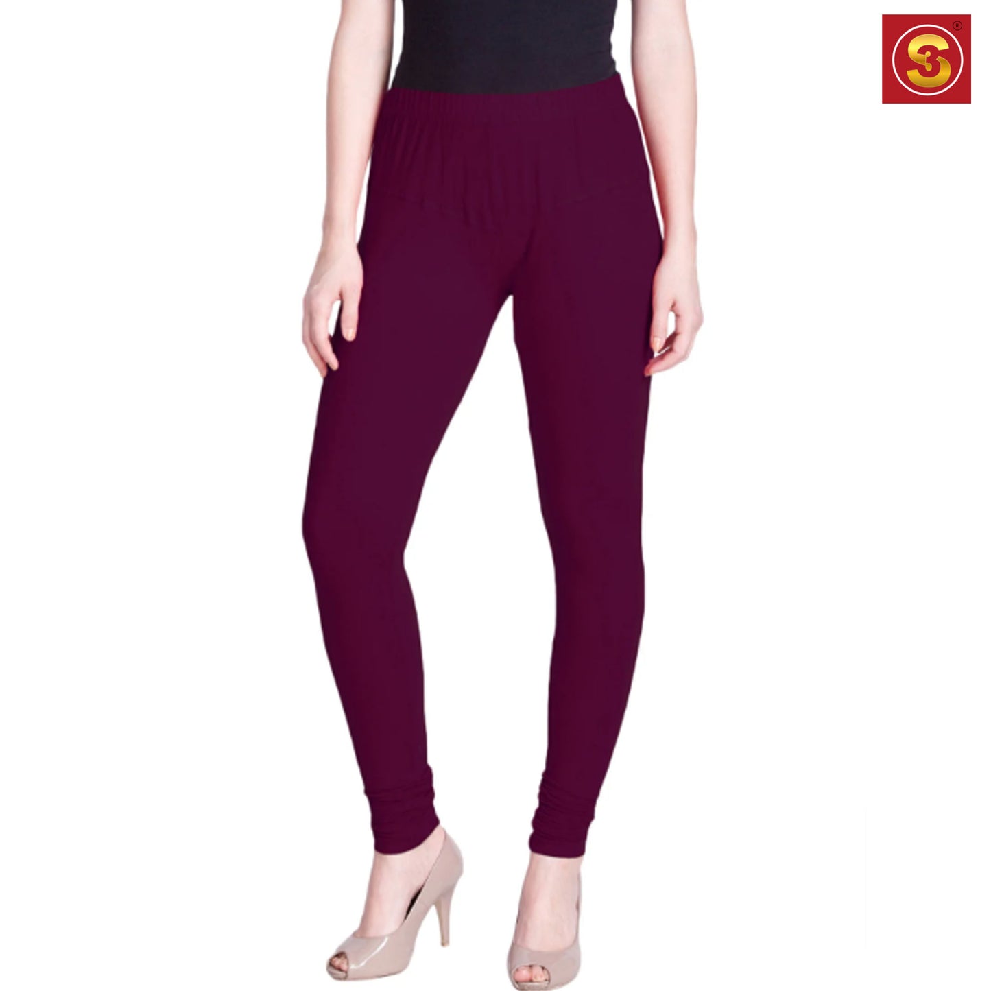 Lyra Purple Premium Churidar Leggings(S3L00068)