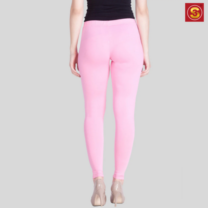 LYRA Pink Ankle Length Leggings(S3L0008)