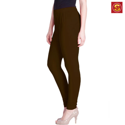 Lyra Brown Premium Churidar Leggings(S3L00074)