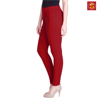 Red Premium Churidar Leggings(S3L00060)