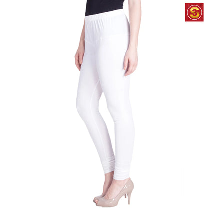 White Premium Churidar Leggings(S3L00059)