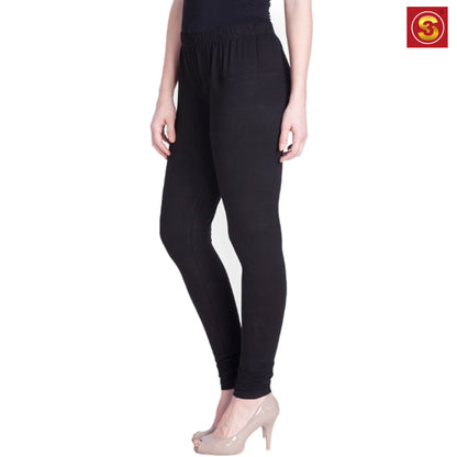 Black Premium Churidar Leggings(S3L00058)