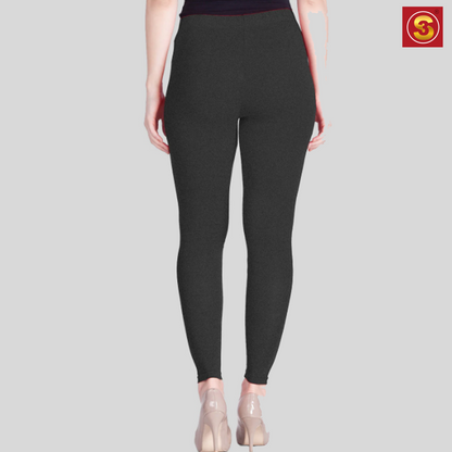 LYRA Black Ankle Length Leggings(S3L0002)