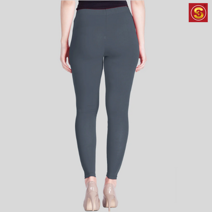 Lyra Grey Ankle Length Leggings(S3L0014)