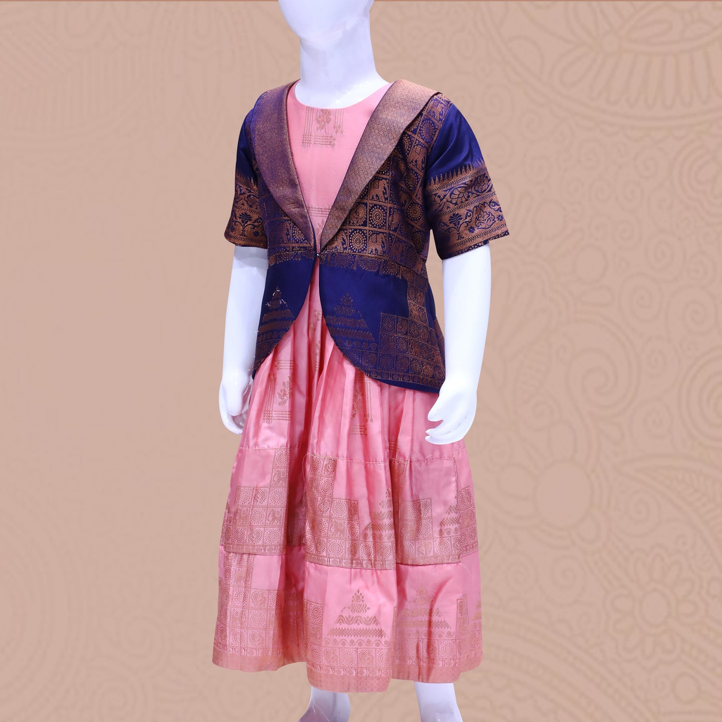 Boy kurta with dhoti set &baby frock with jacket