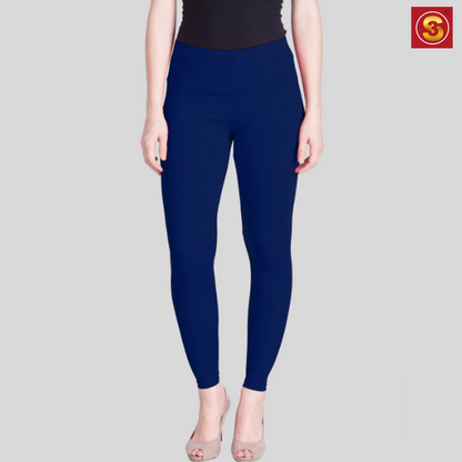 Lyra Navy Ankle Length Leggings(S3L0003)