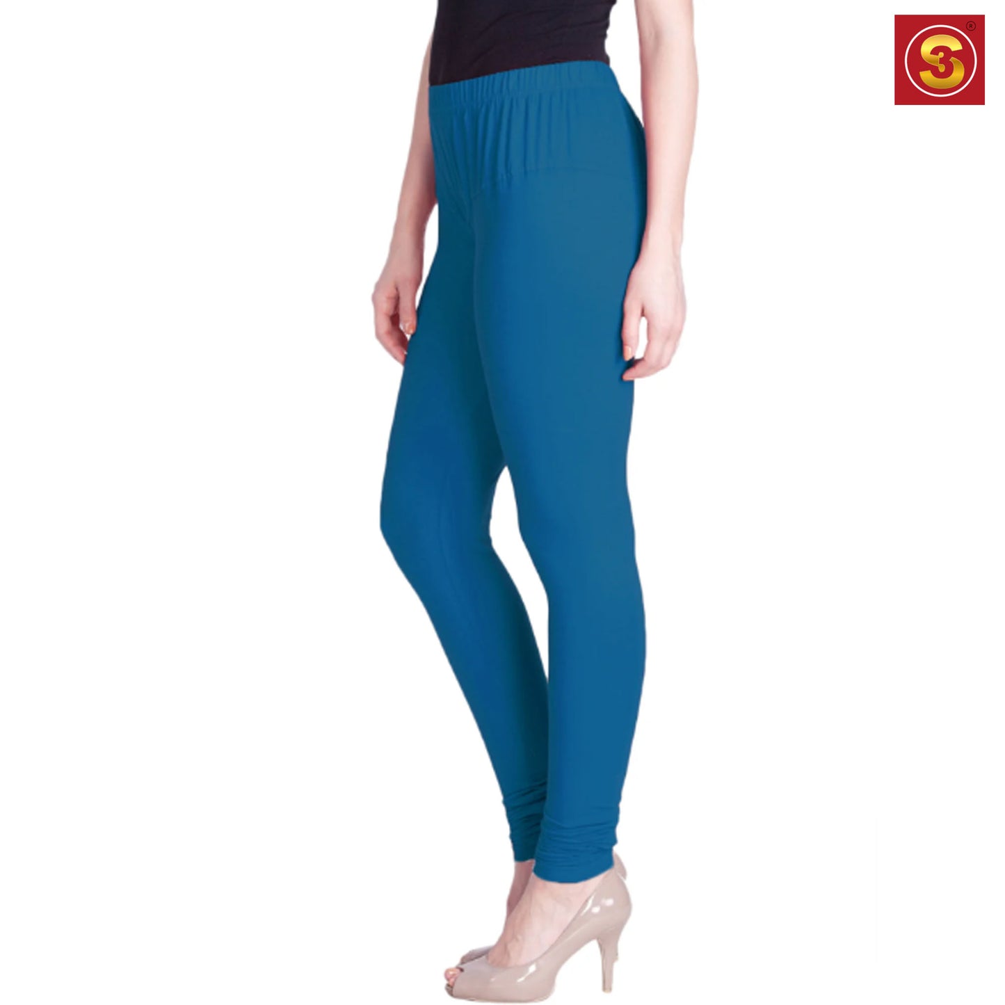 Lyra Blue Premium Churidar Leggings(S3L00066)