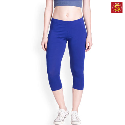 Navy Capri Leggings(S3L00029)