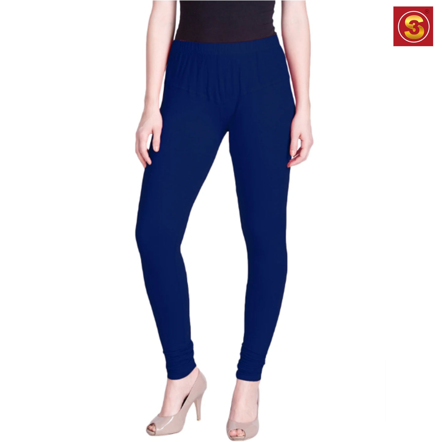 Lyra Navy Premium Churidar Leggings(S3L00067)