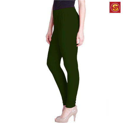 Lyra Green Premium Churidar Leggings(S3L00062)