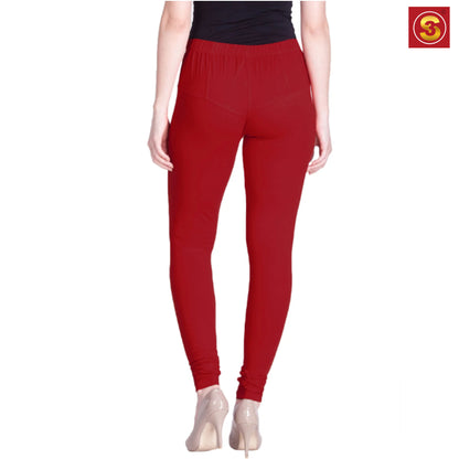 Red Premium Churidar Leggings(S3L00060)