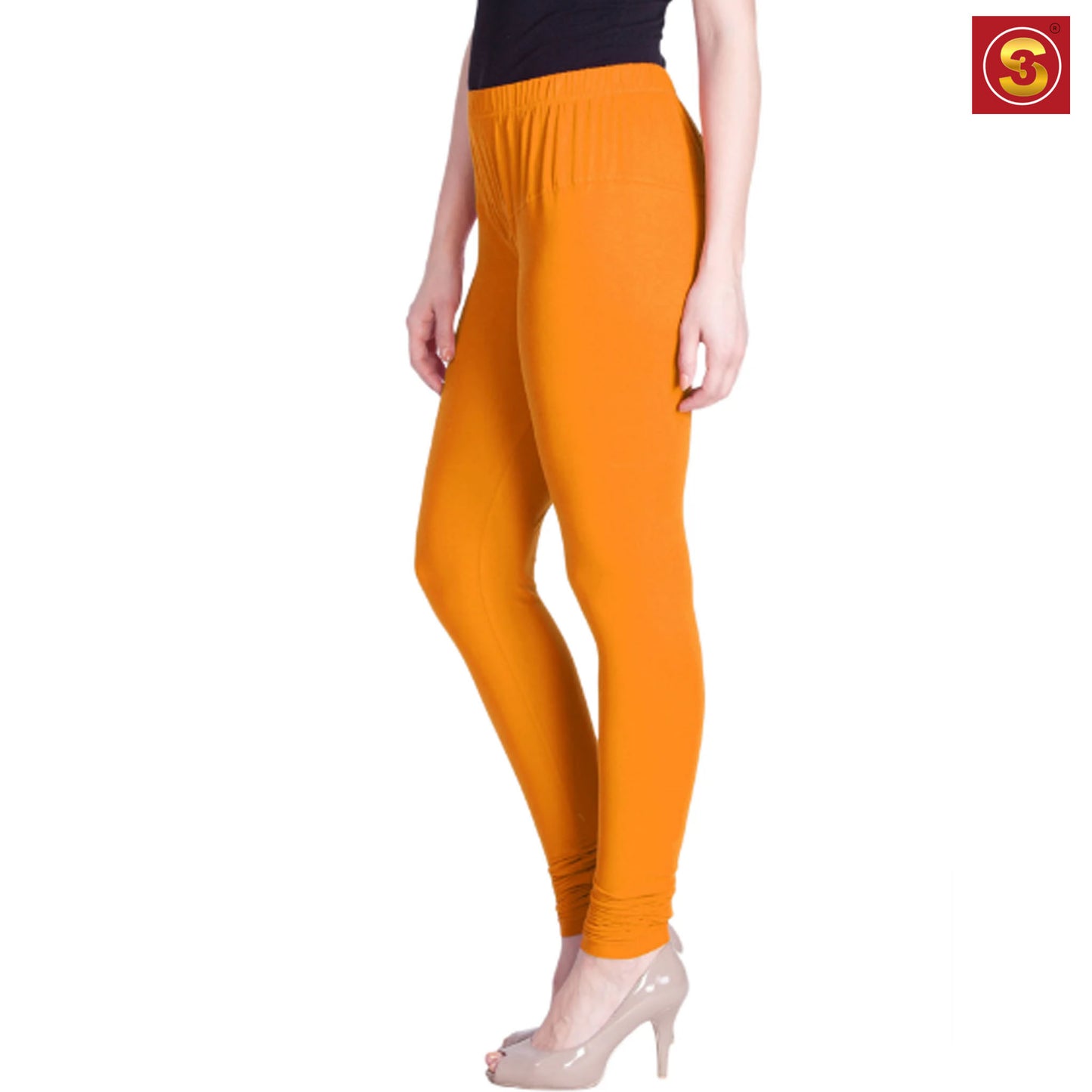 Lyra Yellow Premium Churidar Leggings(S3L00065)