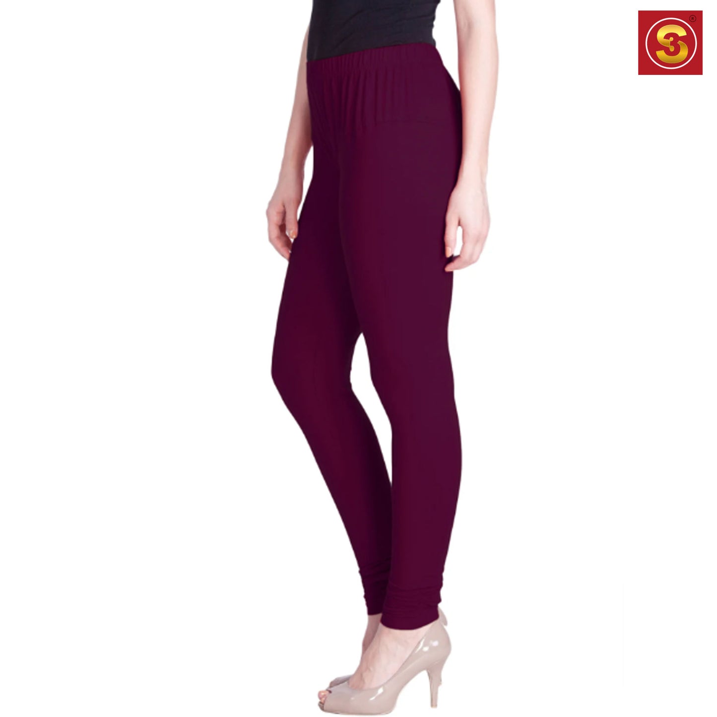 Lyra Purple Premium Churidar Leggings(S3L00068)