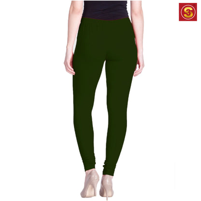 Lyra Green Premium Churidar Leggings(S3L00062)