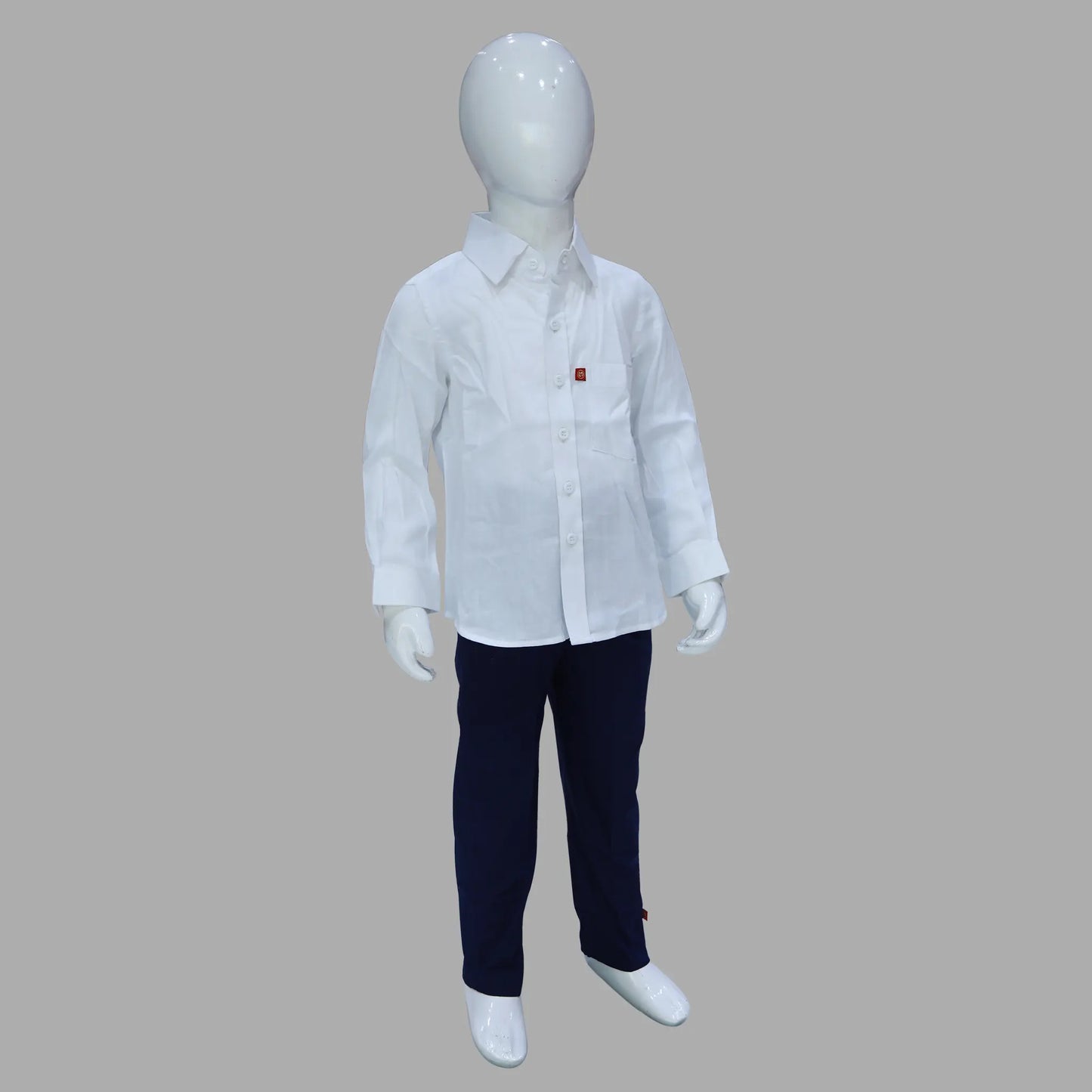 White Full Sleeves Boys Casual Shirt | S3BWHITE SHIRT