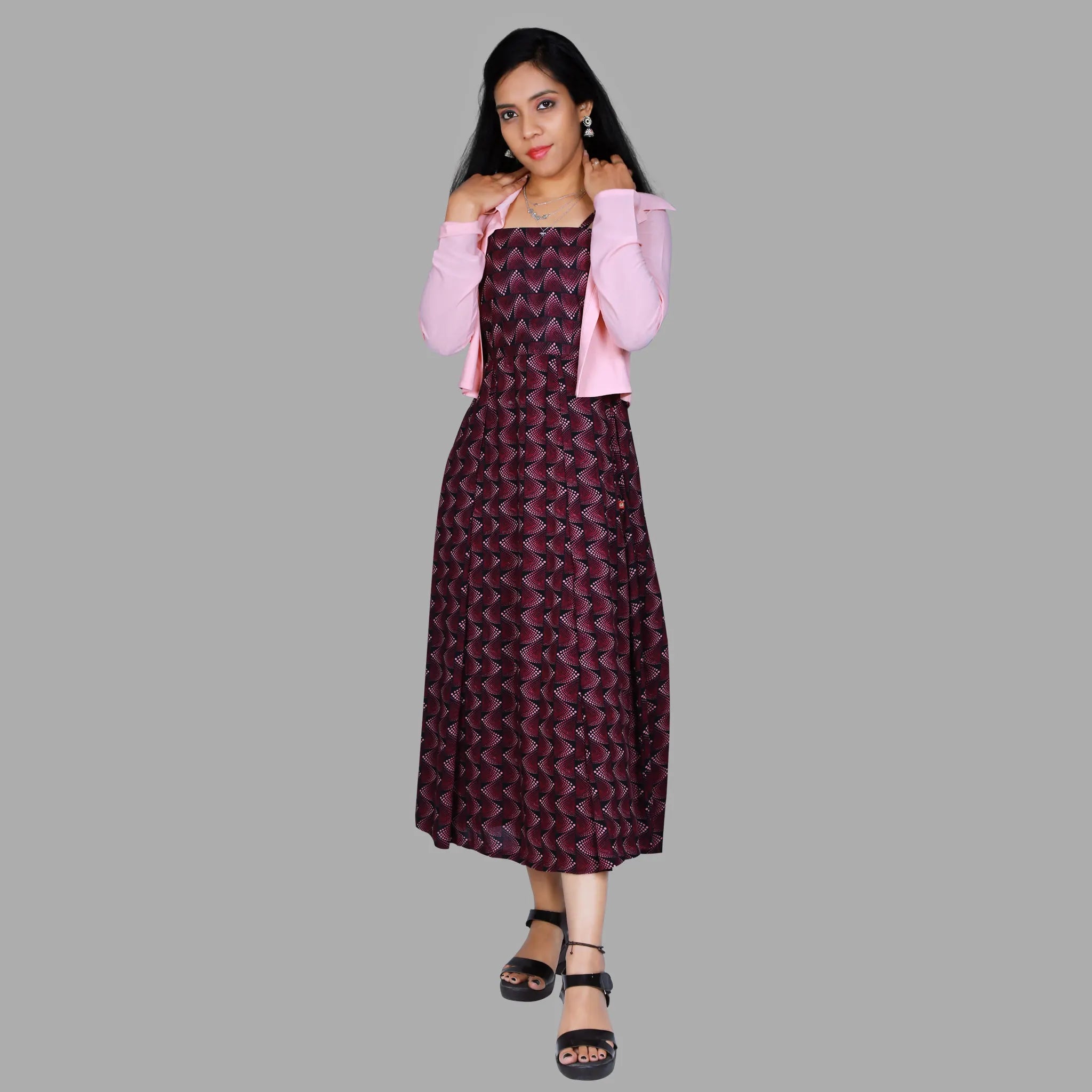 Cotton Printed One Piece Midi Dress, Size: XL at Rs 180/piece in Jaipur |  ID: 22011080848