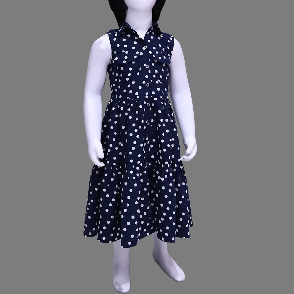 Buy DOTS ALL OVER ME BLUE DRESS for Women Online in India