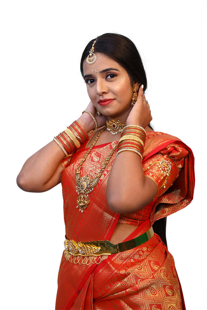 Red Wedding Pattu Saree | S3WS