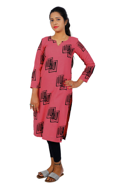 Women Printed Straight Kurta | S3301