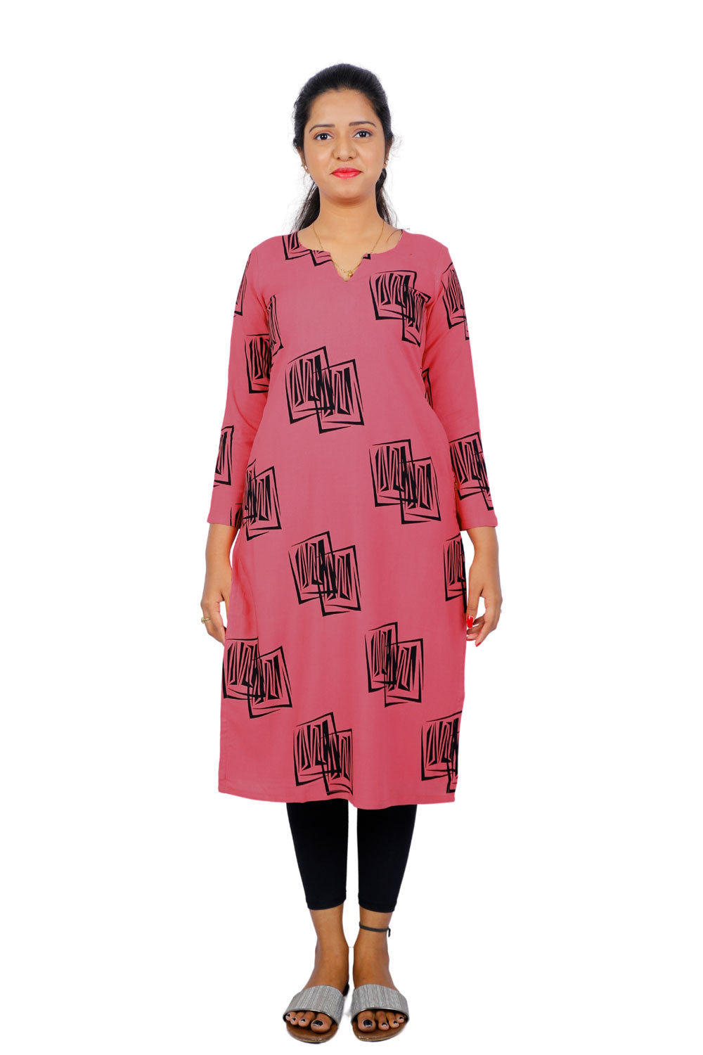 Women Printed Straight Kurta | S3301