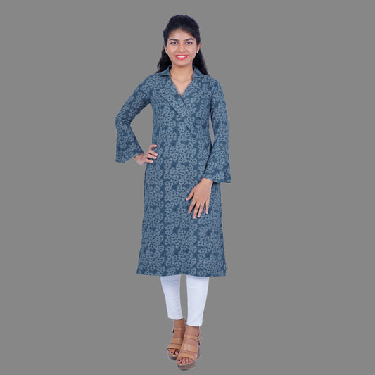 Women Paisley Straight Kurta | S3K044