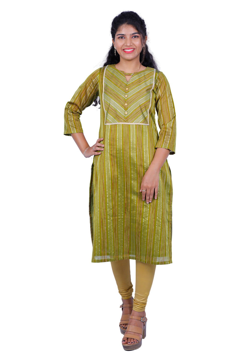 Women Woven Design Straight Kurta |  S3k331