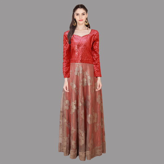 A Line Long Frock for Women | S3G161