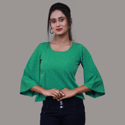 Parrot Green short top | S3T277