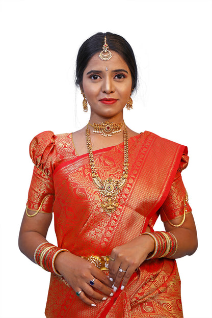 Red Wedding Pattu Saree | S3WS