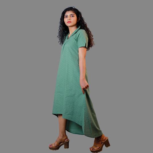 MAXI GREEN DRESS | S3W127