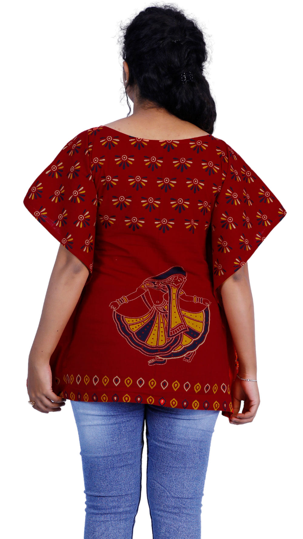 Red short Kaftan | S3K611