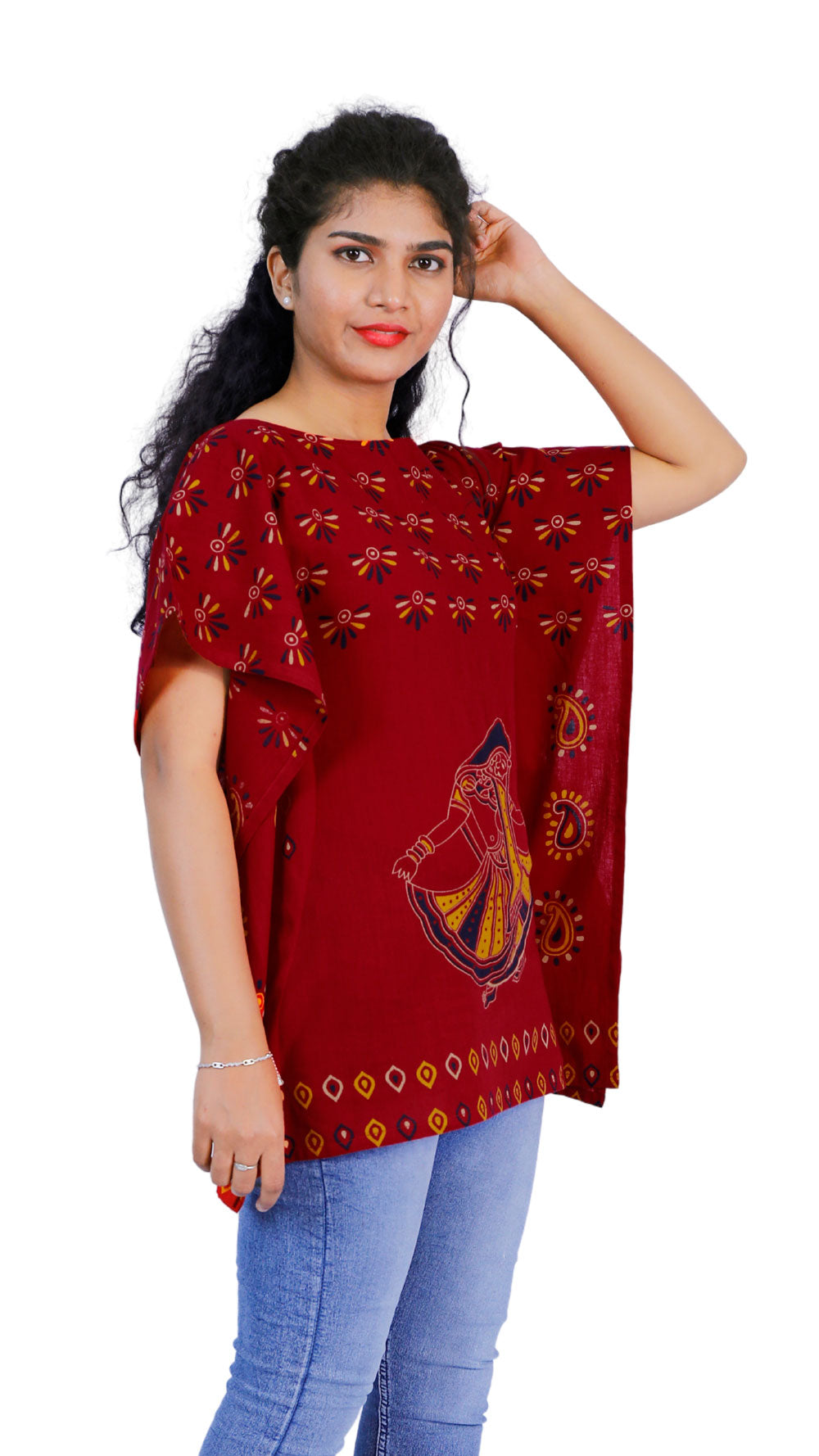 Red short Kaftan | S3K611