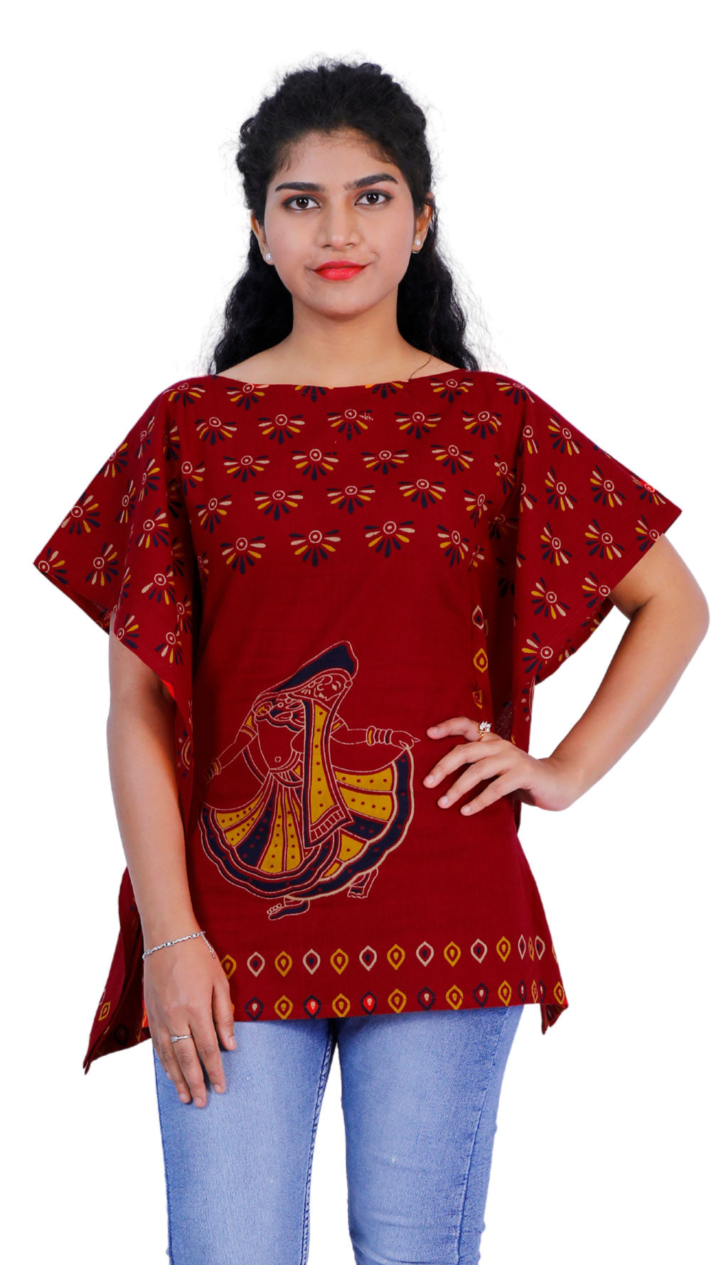 Red short Kaftan | S3K611