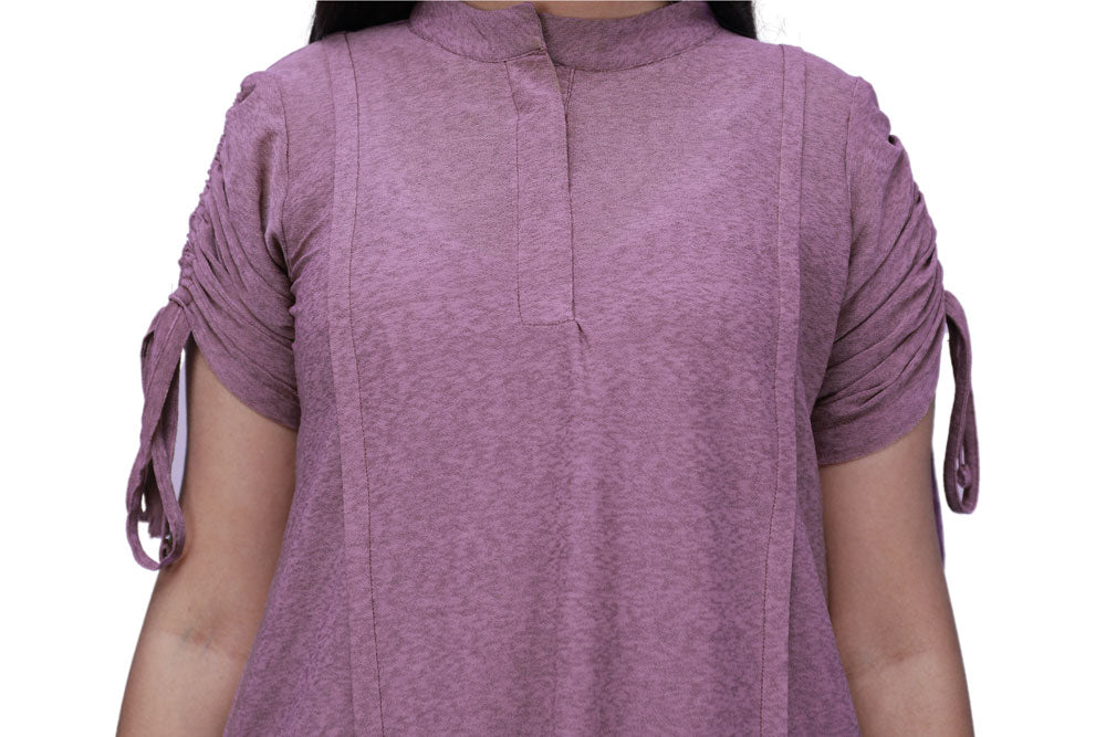 Purple Spandex Womens Shirt | S3T561