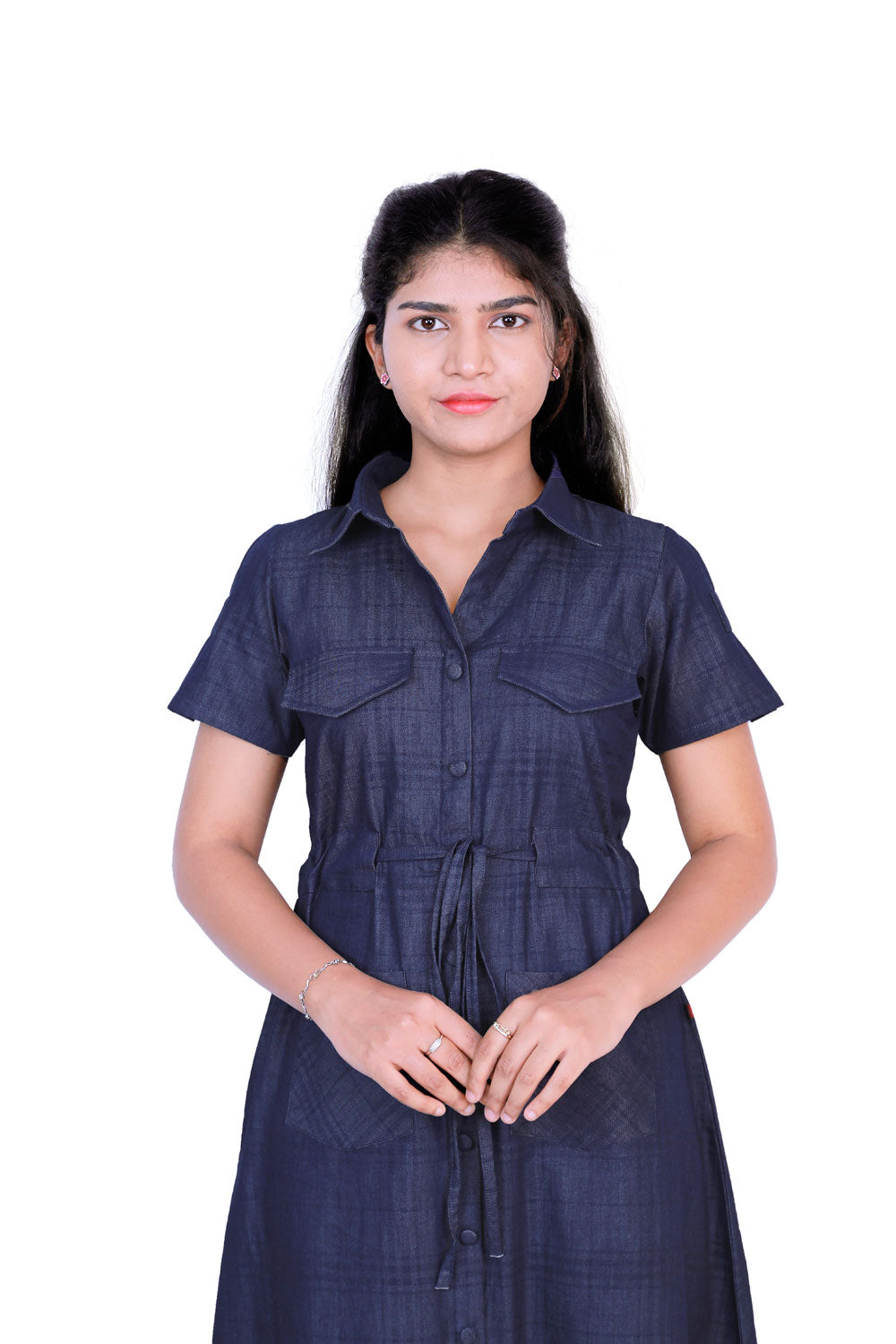 Regular Fit Short Sleeves Ladies Blue Designer One Piece Dress, Size : M,  Age Group : Adults at Rs 800 / Piece in Delhi