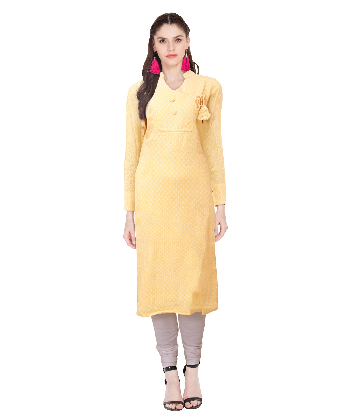 Mandarin Collar Short Kurta | S3K160