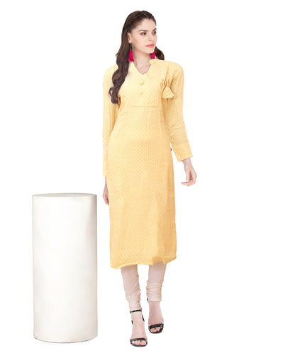 Mandarin Collar Short Kurta | S3K160