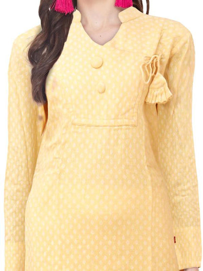 Mandarin Collar Short Kurta | S3K160