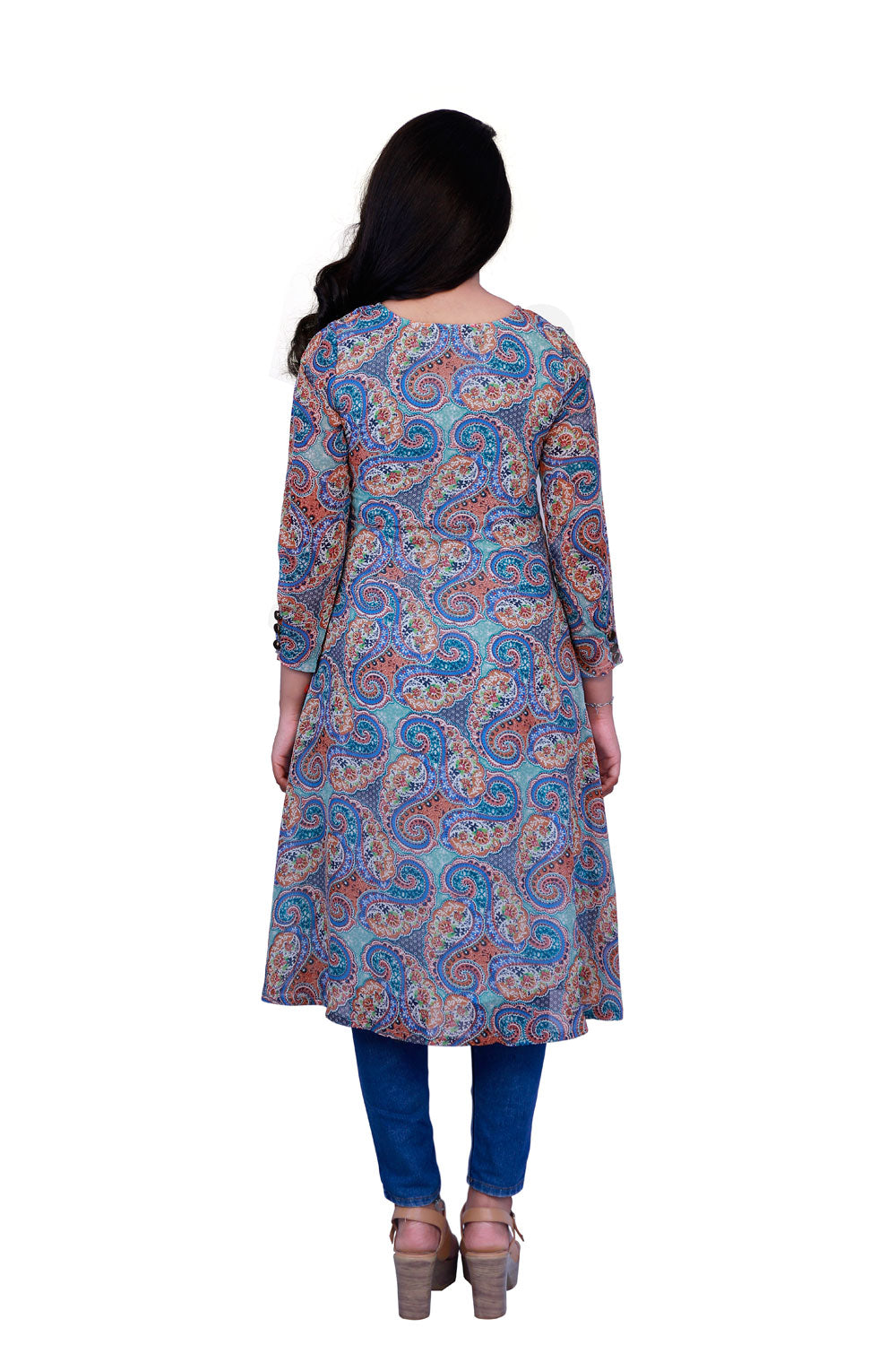 Women Aztec Straight Kurta | S3K360