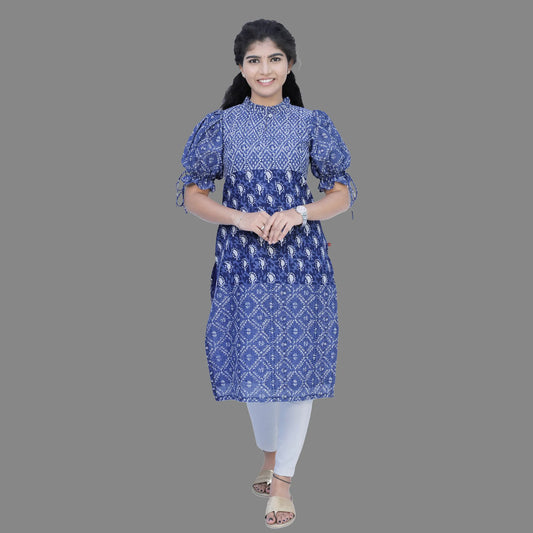 Women Abstract Straight Kurta | S3K618