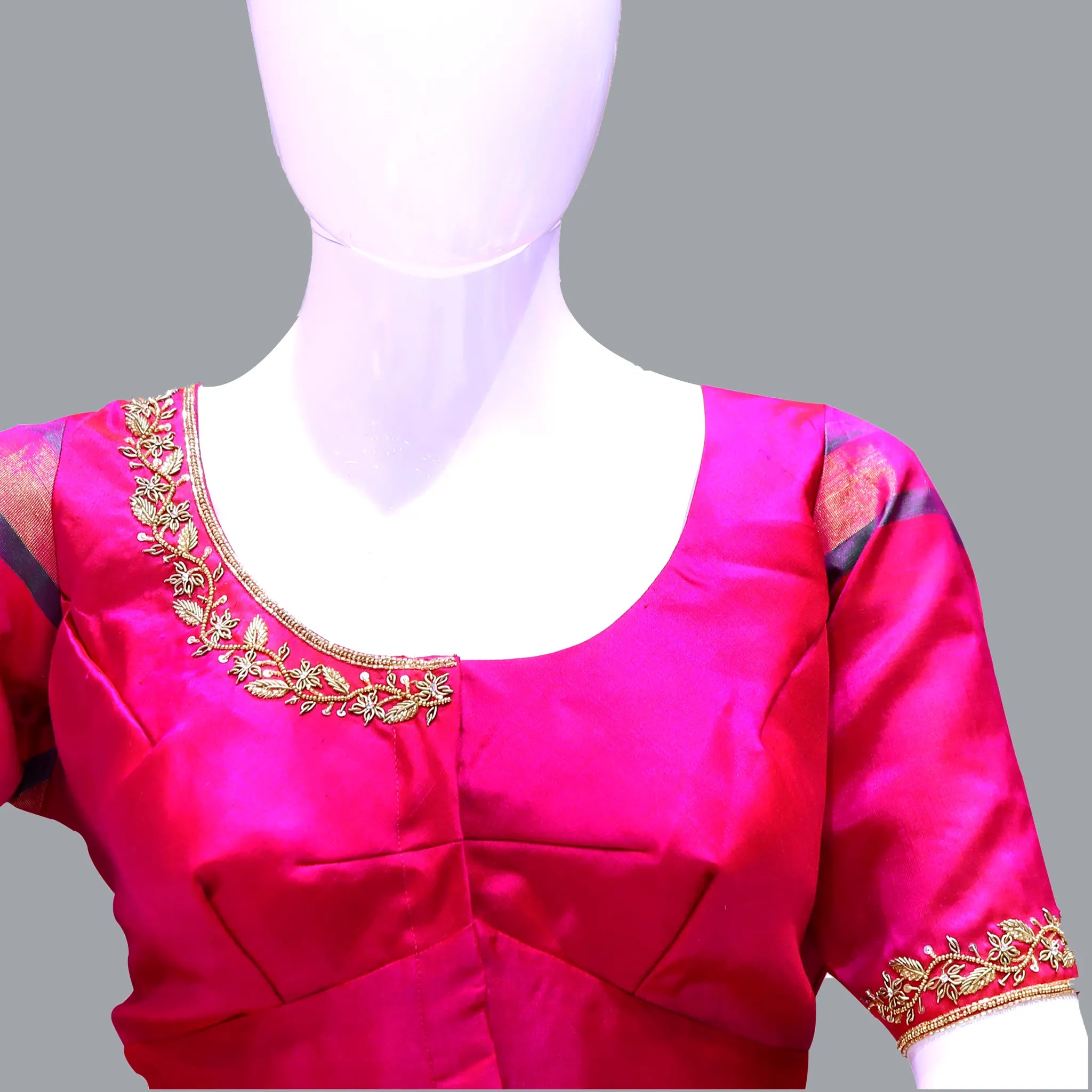 Buy Designer Wear Maggam Work Bridal Blouse-crop Top-lehenga Blouse-dhavani  Blouse Online in India - Etsy