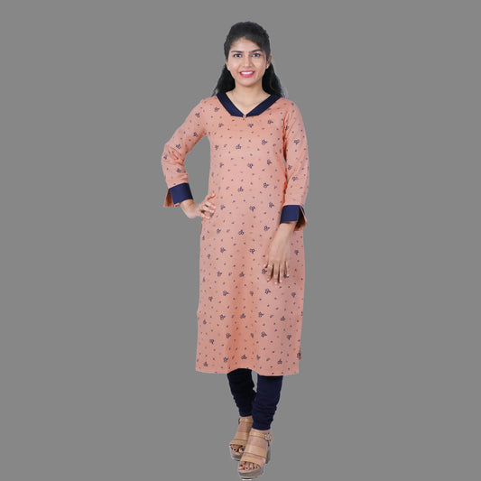 Women Floral Print Straight Kurta|S3D032