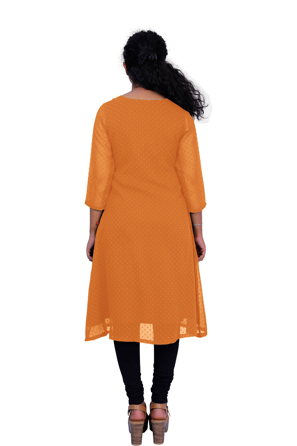 TESTURED GEORGETTE A-LINE KURTI | S3K416D