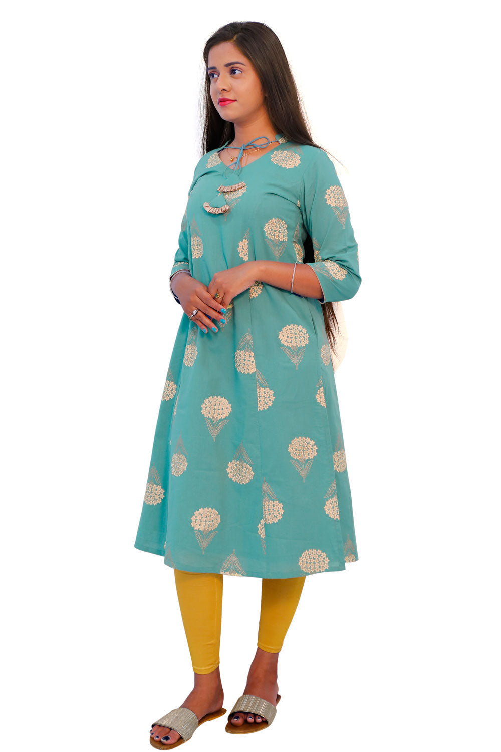 Women Printed Straight Kurta | S3X138