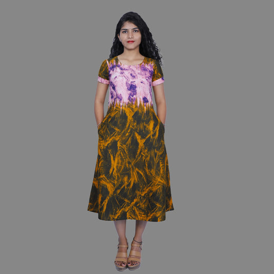 Women Abstract A-line Kurta | S3K338