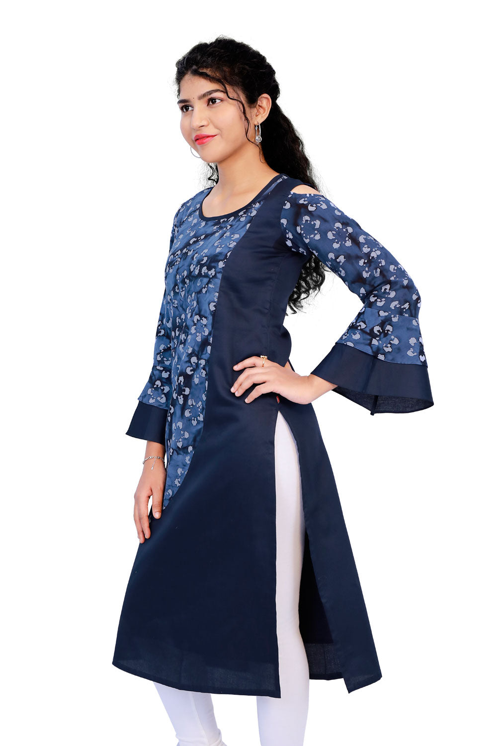 Women’s Printed Straight Kurti|S3W158